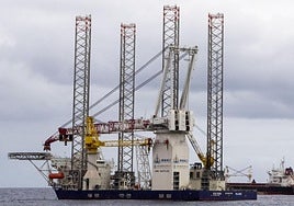 Imagen del buque Bo Qiang 3060 en el puerto de Las Palmas.