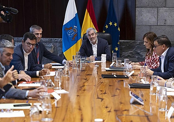 Un momento del Consejo de Gobierno de este lunes 29 de semptiembre.