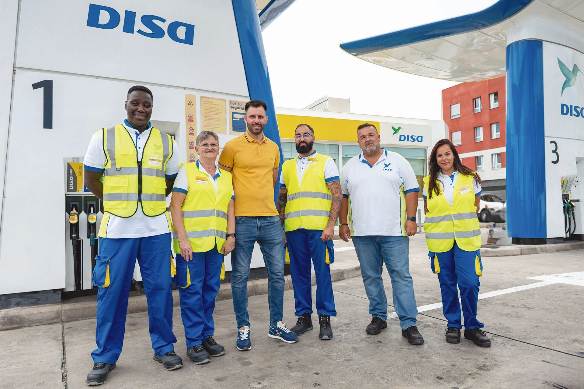 Equipo E.S. DISA Tamaraceite (Gran Canaria).