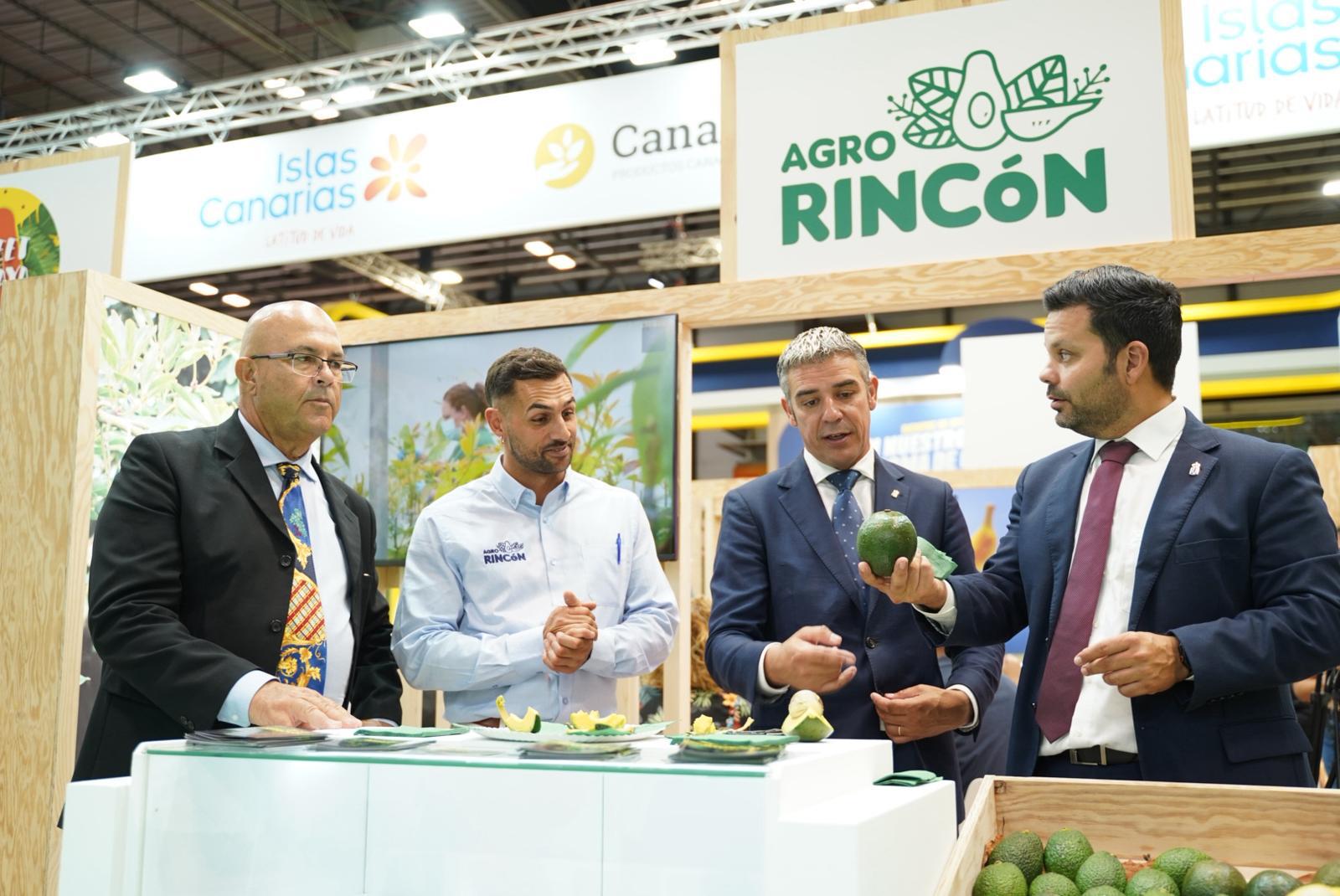 El consejero de Agricultura, Ganadería, Pesca y Soberanía Alimentaria, Narvay Quintero, durante la inauguración de la feria internacional Fruit Attraction