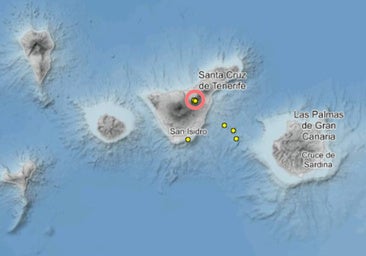 Un terremoto de magnitud 2,7 se registra en la costa de San Miguel de Abona