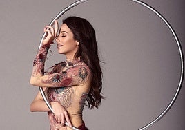 Almudena Cid se ha convertido en una referente para las más jóvenes gimnastas.