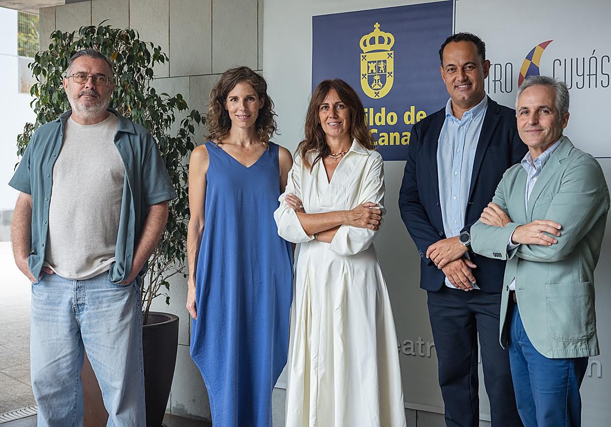 Imagen de la presentación de la obra en el teatro Cuyás.