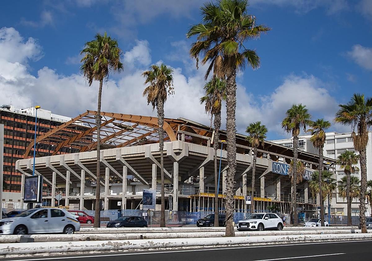 Panorámica del Centro Insular de los Deportes tomada esta misma semana.