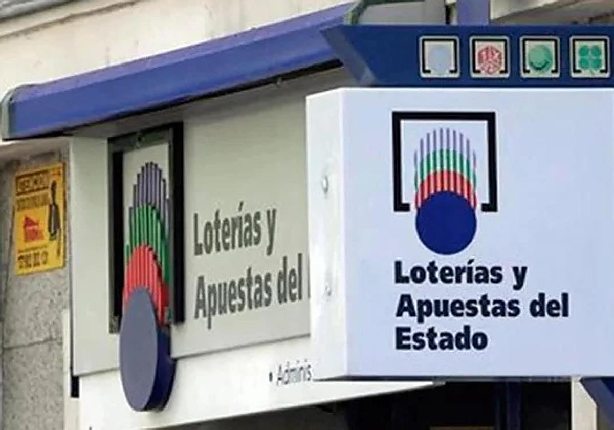 Imagen de archivo de una administración de lotería.