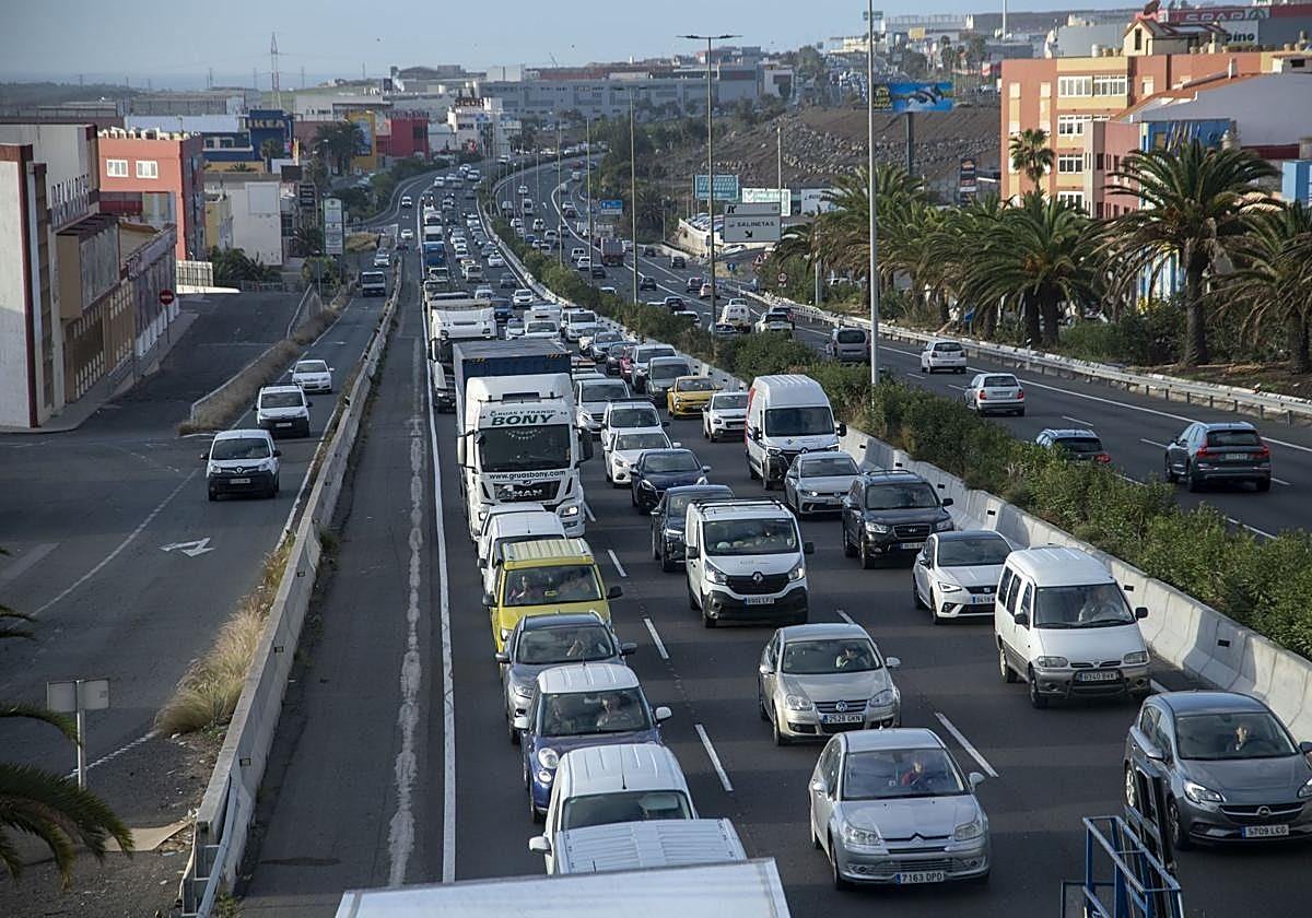 Foto archivo de retenciones en Gran Canaria.