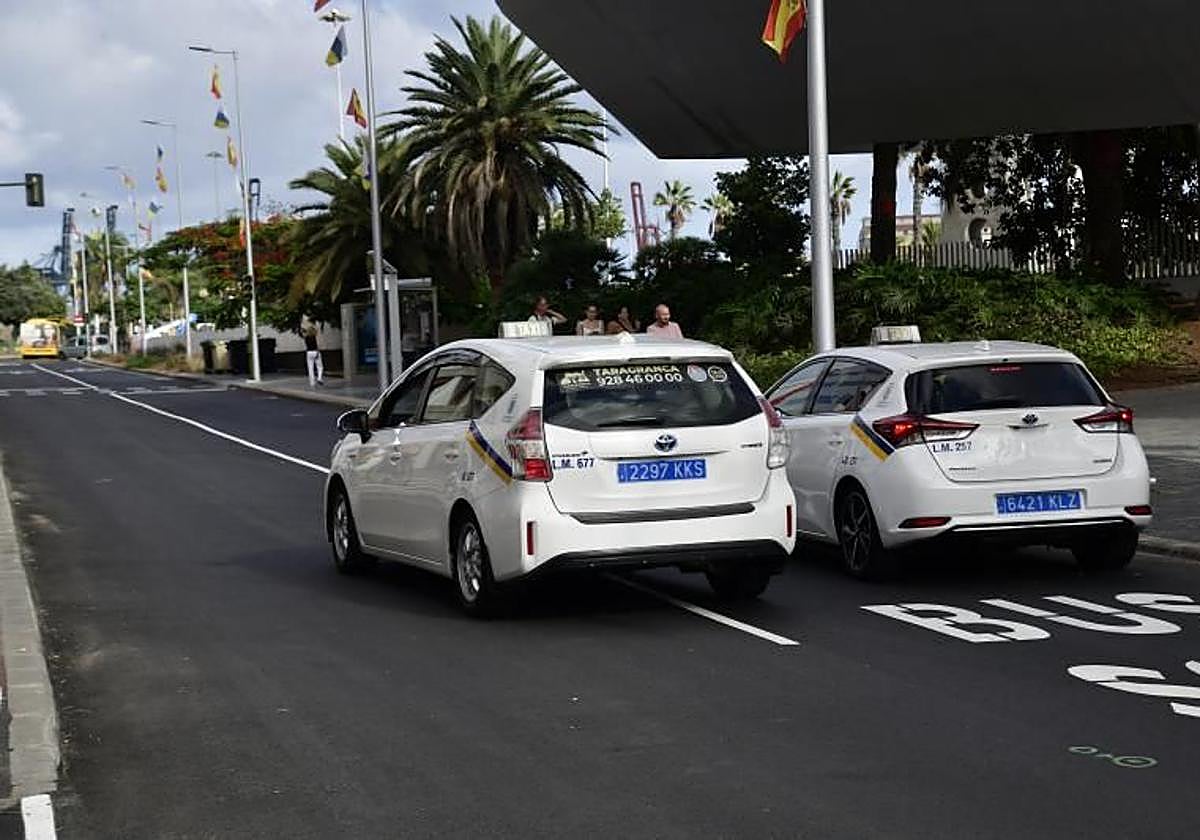 Taxis en Las Palmas de Gran Canaria.