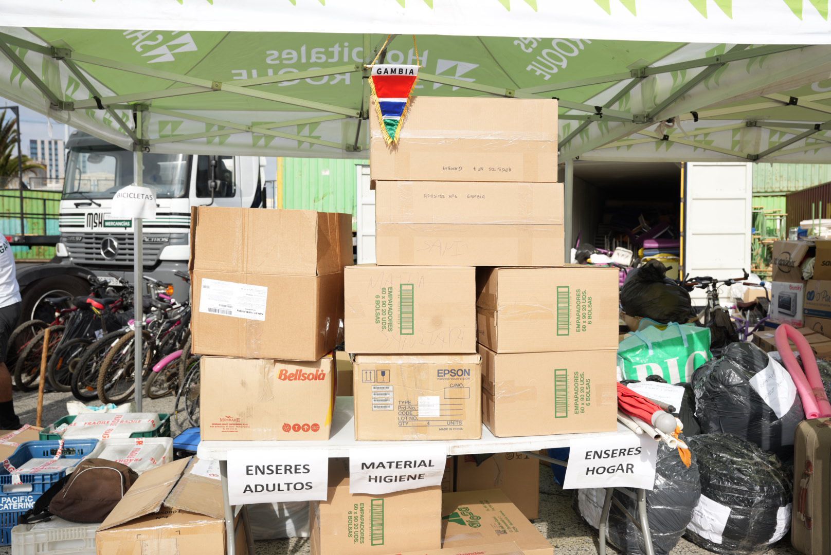 La recogida de bicis para Gambia, en imágenes