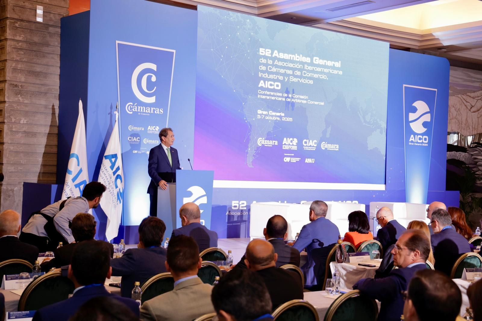 Reunión de la 52 asamblea anual de la Asociación Iberoamericana de Cámaras de Comercio