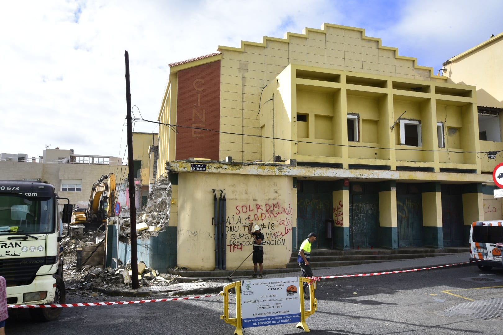 El Cine Litoral ya es historia