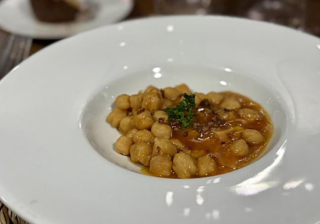 Garbanza, cresta y yema