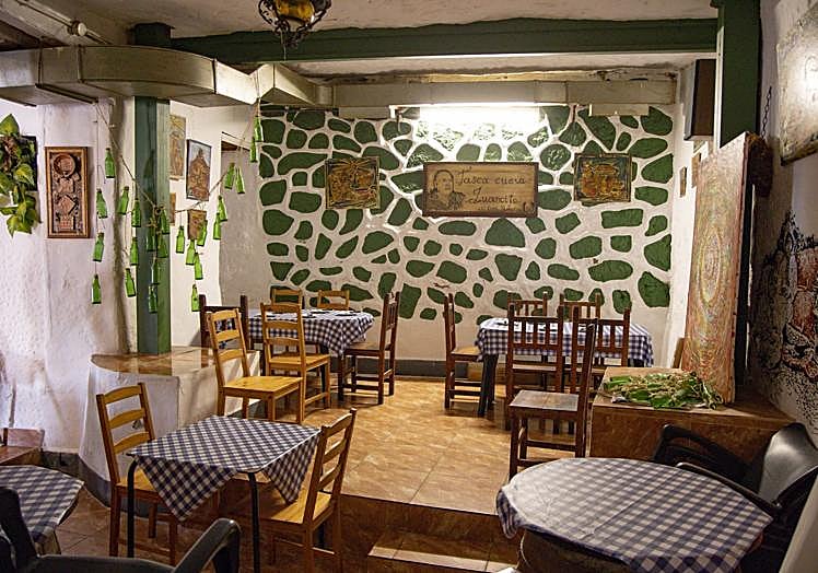 Comedores en las cuevas.