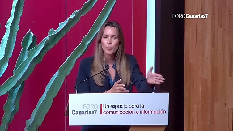 María Fernández Pérez defiende en el foro de CANARIAS7 la singularidad de Canarias y reclama más competencias en materia aérea y marítima