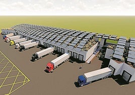 Imagen del edificio del PIF que se iba a ejecutar Comsa y se suspendió por problemas de carga.