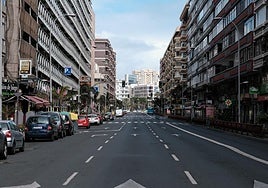 Todo sucedió en la calle Rafael Cabrera, a la altura del Teatro Pérez Galdós.