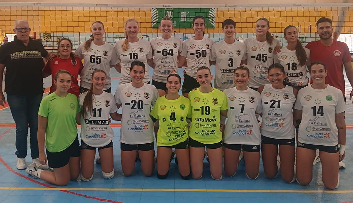 Imagen de pretemporada de la plantilla del Sayre CC La Ballena