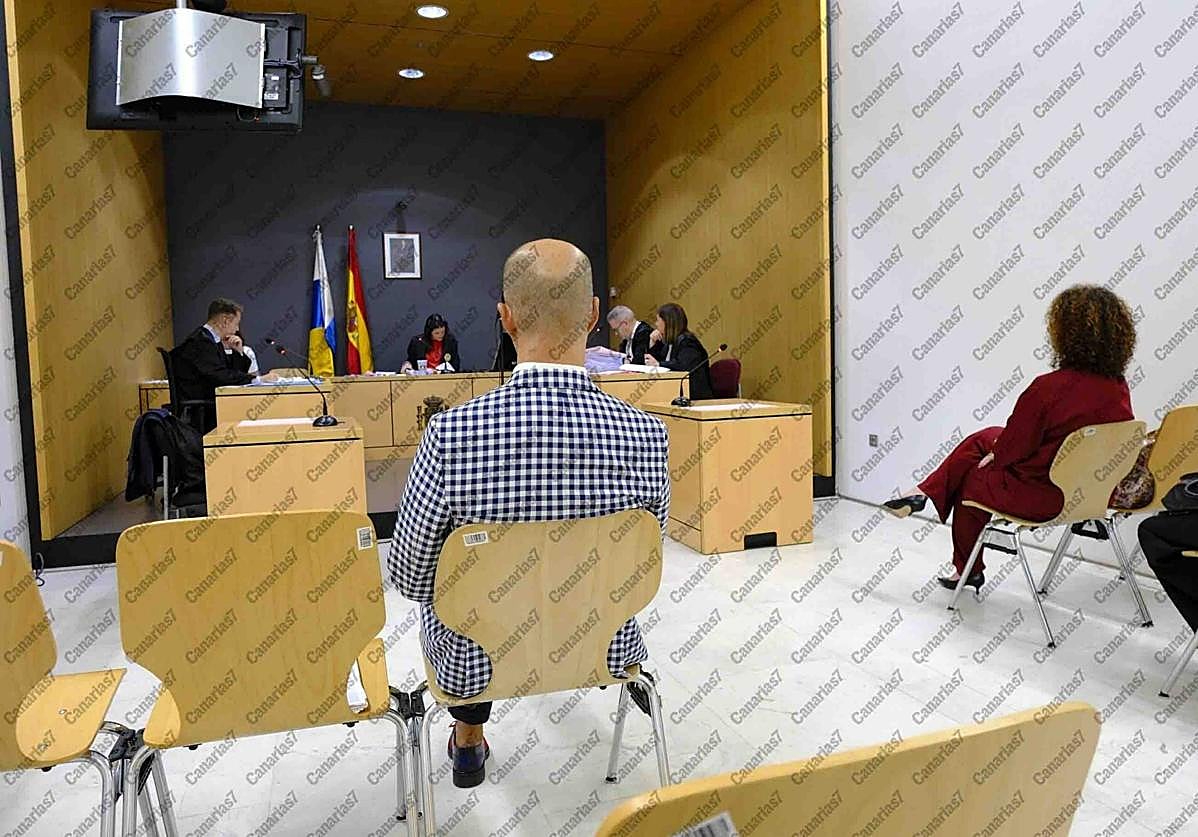 Imagen del juicio celebrado este jueves en la Ciudad de la Justicia de la capital grancanaria.