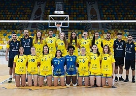 Imagen de la plantilla del CV Emalsa Gran Canaria.