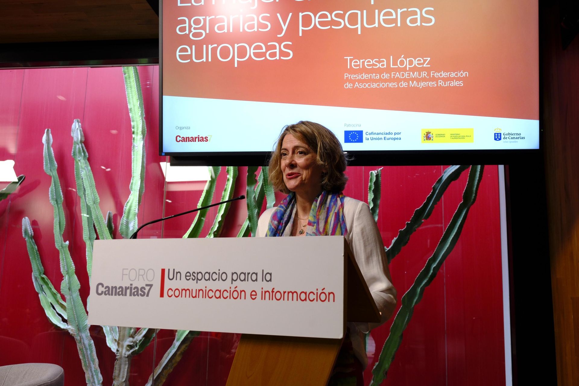 El ForoCANARIAS7 &#039;La mujer en las políticas agrarias y pesqueras europeas&#039;, en imágenes