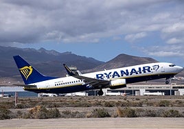 Avión de Ryanair.