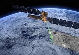 Imagen del satélite Sentinel-1C.