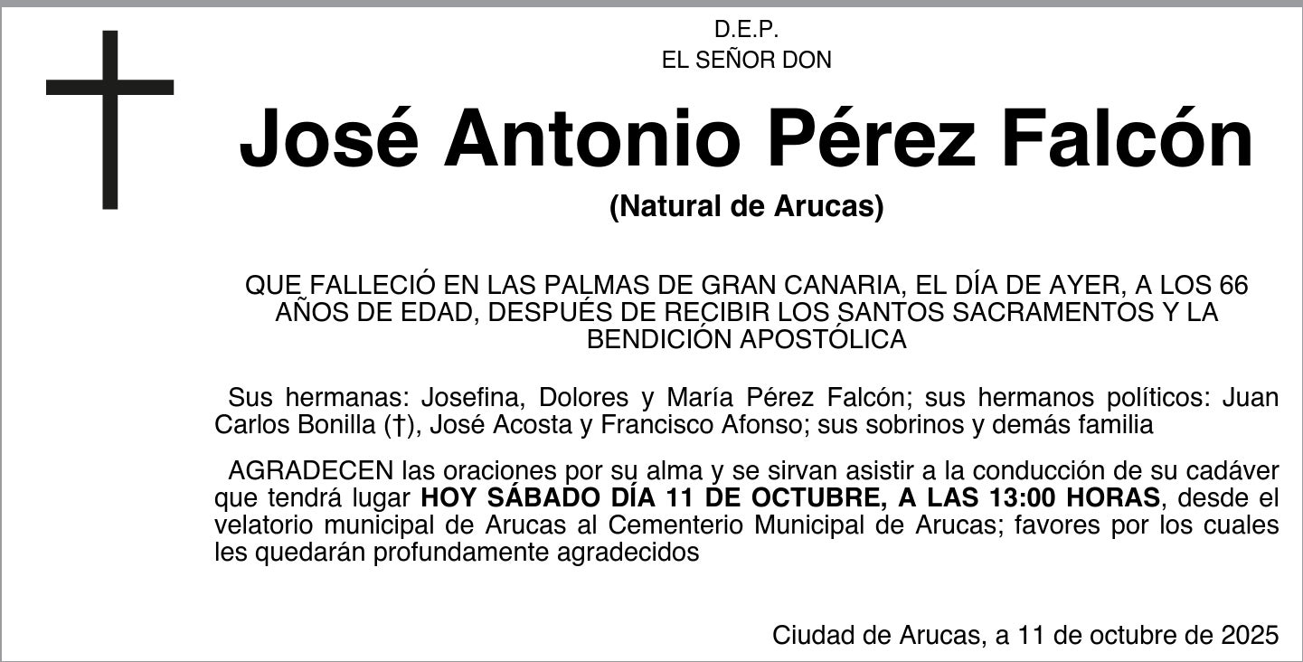 José Antonio Pérez Falcón