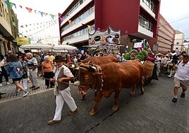 Imagen de la romería de Guanarteme este sábado.