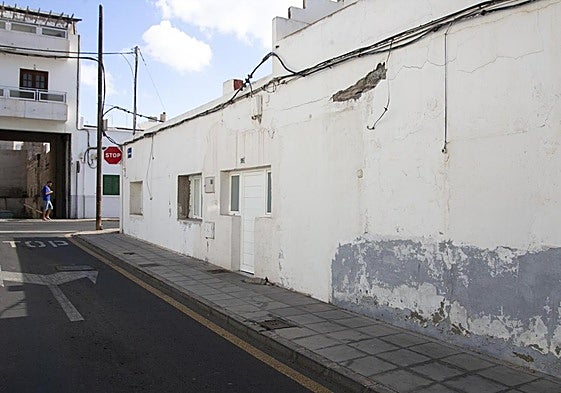 Vista este lunes de la casa del 40 de la calle Timbayba.