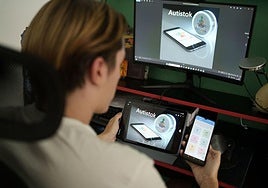 Daniel Comín, creador de la aplicación AutiStok.