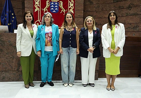 El Parlamento acoge las IX Jornadas sobre el cáncer de mama organizadas por Ámate