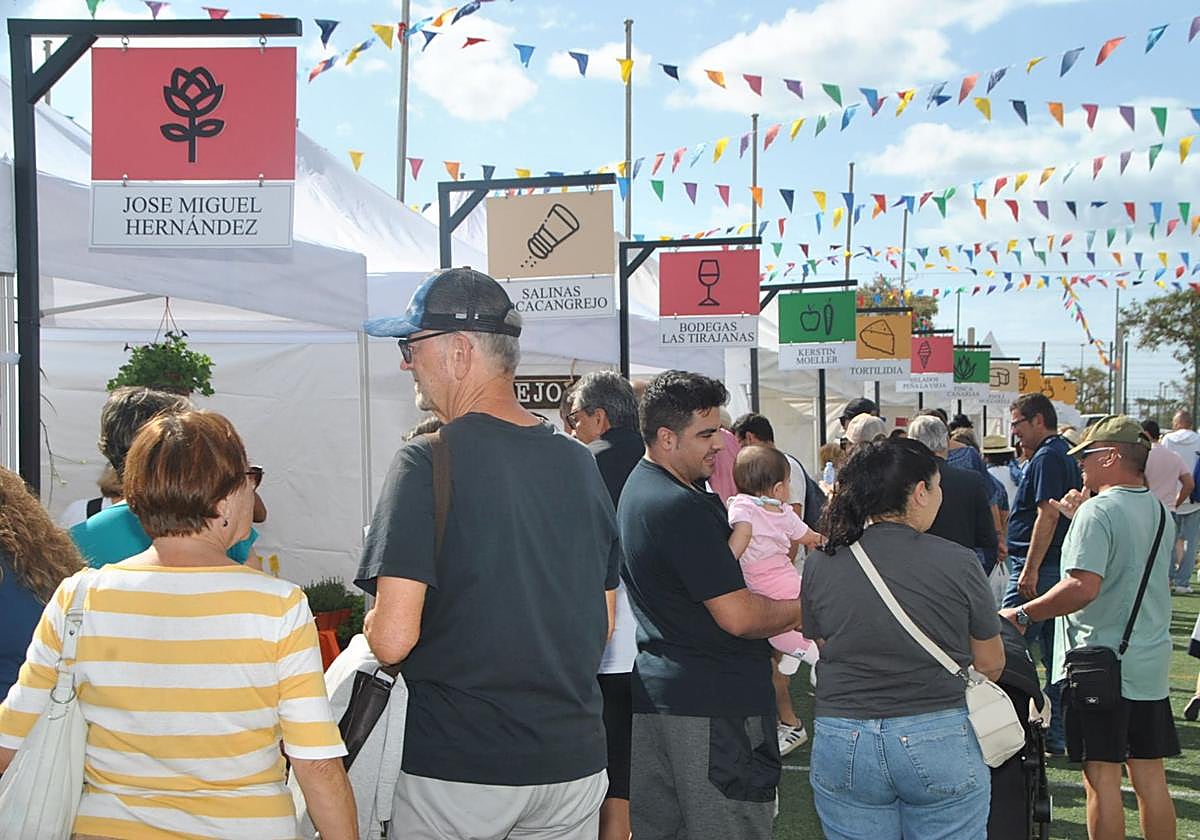 Foto de archivo de una feria en San Bartolomé de Tirajana.