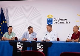 Foto tomada durante la presentación del evento.