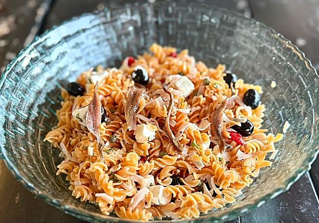 Ensalada de pasta de lenteja roja La Isleña