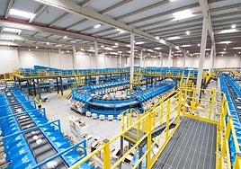 Imagen de un centro logístico de Cainiao. C7