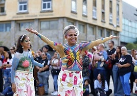 Un 'bodypaint' reivindicativo
