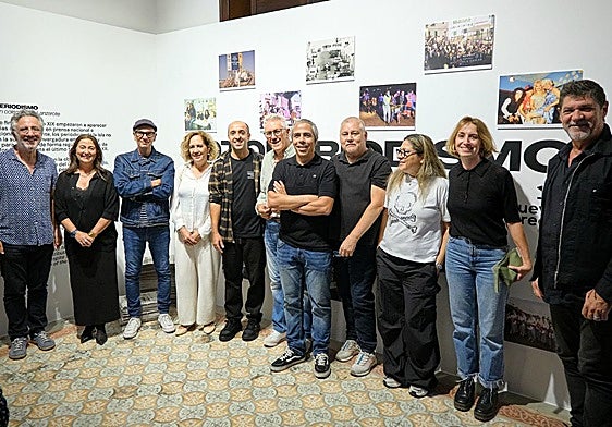 Protagonistas de la muestra.