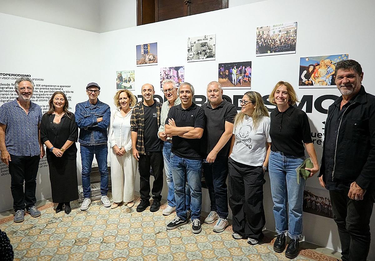 Protagonistas de la muestra.