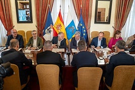 Imagen de la Comisión Mixta para la reconstrucción de La Palma.