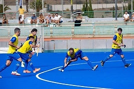 Imagen de uno de los partidos del equipo masculino esta temporada.