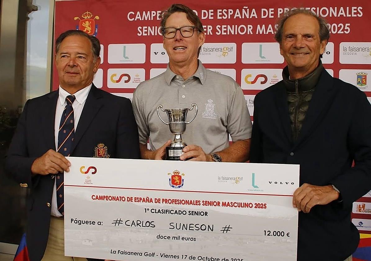 Carlos Suneson se proclamó campeón de España senior en Segovia.