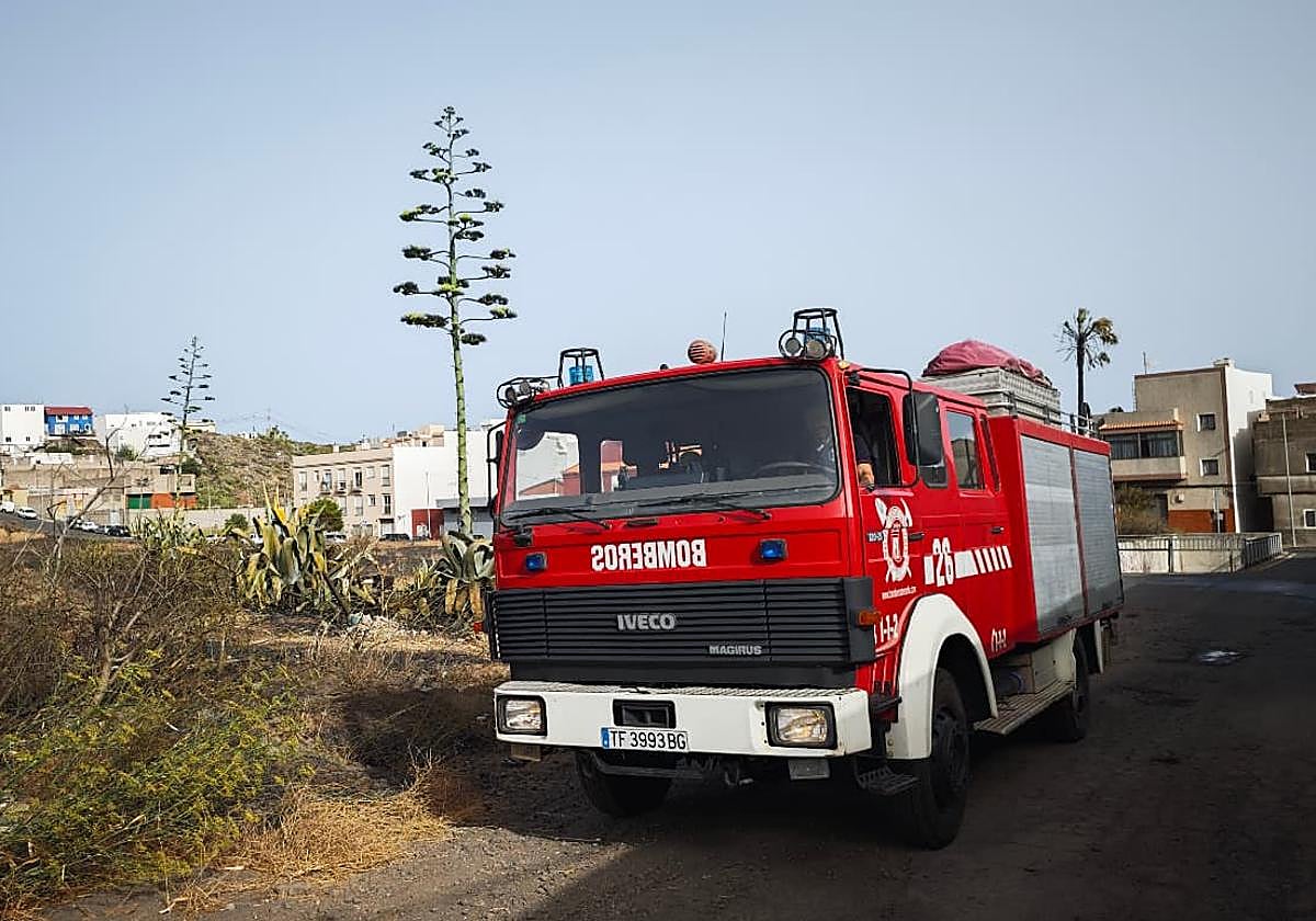 Imagen de archivo de un camión de Bomberos de Tenerife.