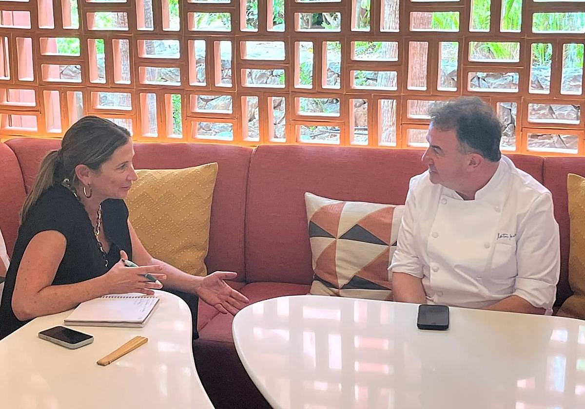 Berasategui concedió una entrevista a Vanesa Delgado que podrán leer en CANARIAS7.