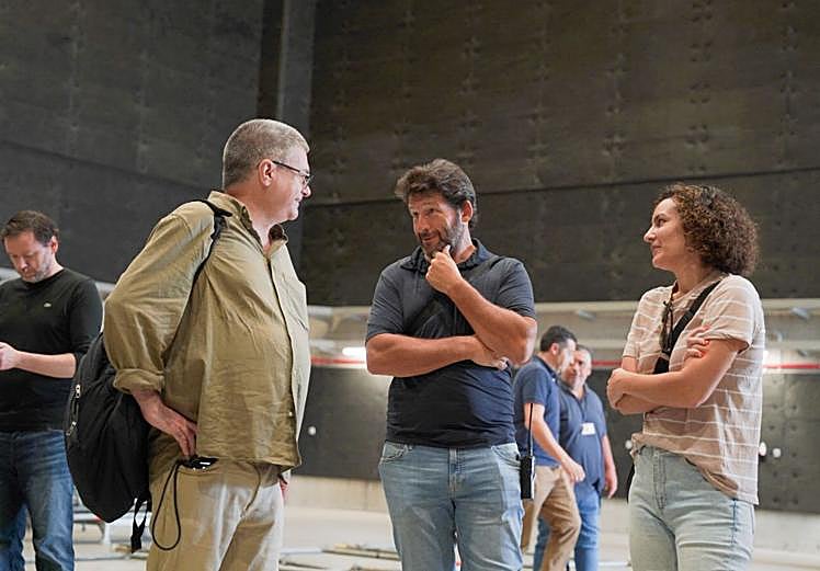 Visita a los platós.