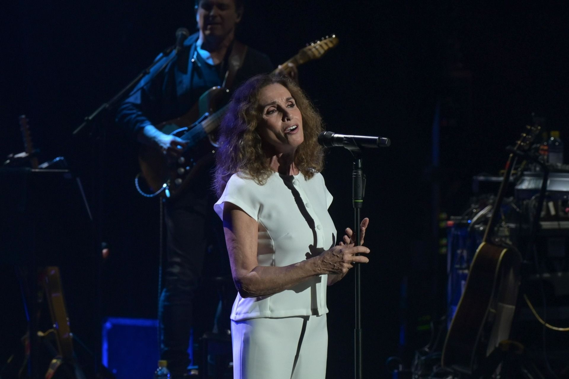 Ana Belén en el escenario del Auditorio Alfredo kraus.