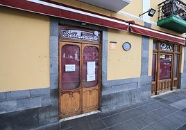 Imagen del establecimiento cerrado en septiembre por orden municipal.