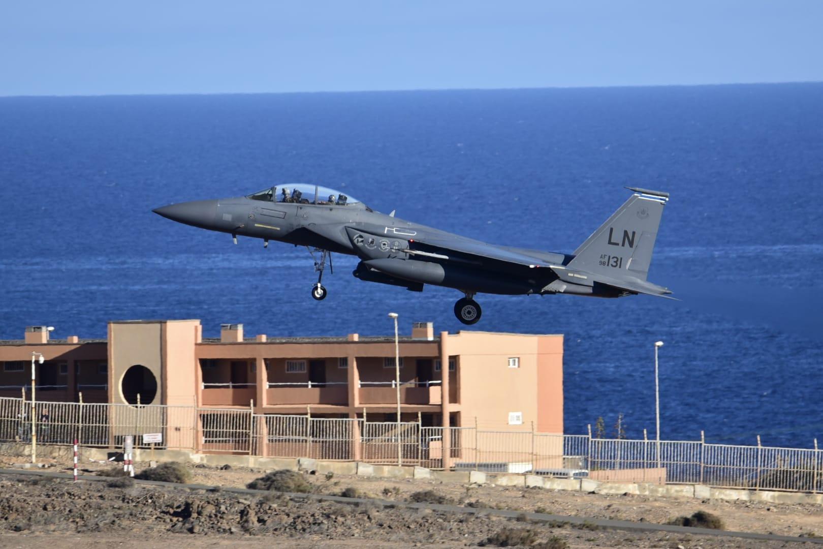 Maniobras de la OTAN sobre el cielo de Canarias, en imágenes