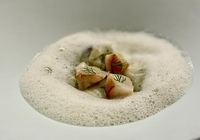 Hinojo en risotto de Berasategui