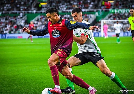 Yeremay Hernández, ante el Racing esta jornada.