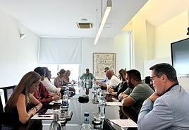Reunión de responsables del Consorcio de Emergencias de Lanzarote.