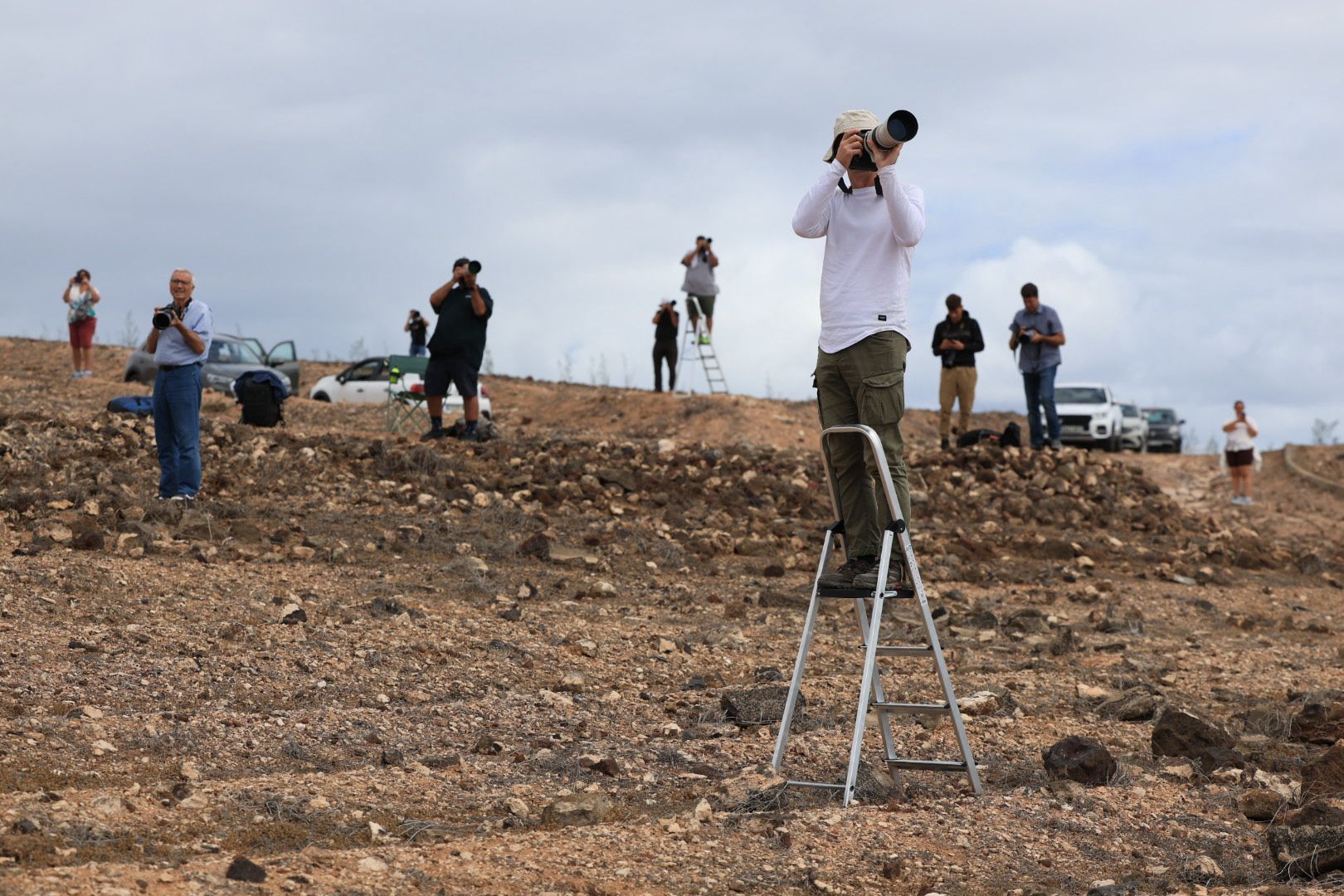 Spotters en Gando: la pasión por la aviación en el cielo de Gran Canaria